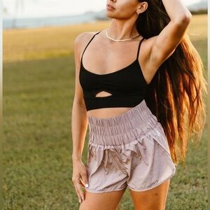 FREE PEOPLE MOVEMENT THE WAY HOME SHORT - MOONLIGHT MAUVE Size L